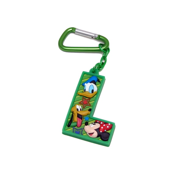 Mickey and Friends Letter L Laser Cut Keychain
