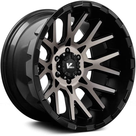 V Rock - VR10 Recoil Satin Black/Machined with Dark Tint Wheel (22x12 /8x6.5mm/-44 Offset)