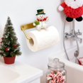 thumbnail image 4 of Hearth & Gear Paper Holder Wall Mounted Bathroom Tissue Dispenser With Easy Installation For Home And Use Large Stain Glass Window Hanging Window Decorations Hanging Christmas Ornament Hooks Long, 4 of 6