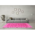 thumbnail image 3 of Ahgly Company Indoor Rectangle Abstract Pink Modern Area Rugs, 2' x 5', 3 of 4