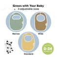 thumbnail image 4 of Baberos orgánicos para bebés KeaBabies, absorbentes suaves, de 0 a 24 m, paquete de 8, 4 of 9