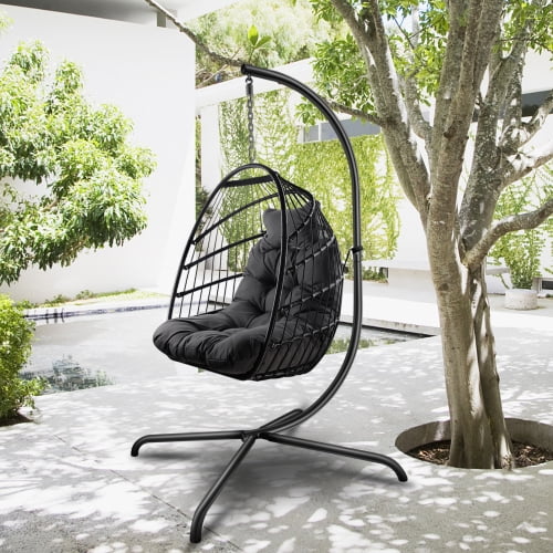 Indoor Outdoor Hanging Egg Chair with Stand and Zimbabwe Ubuy