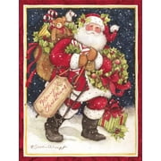 LANG Snowy Night Santa Cartes de Noël en boîte 18 cartes avec 19 enveloppes (1004683)
