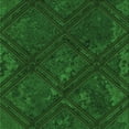 thumbnail image 1 of Ahgly Company Machine Washable Indoor Square Transitional Green Area Rugs, 4' Square, 1 of 7