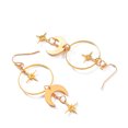 thumbnail image 3 of SOHI Gold-Toned Contemporary Drop Earrings, 3 of 5