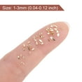 thumbnail image 4 of Uxcell 20g Crushed Glass Chips, 1-3mm Irregular Metallic Sequins Glass Stone Champagne Gold, 4 of 5