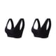 thumbnail image 3 of Sujetador push-up Qarigey Mujer sin costuras negro XXL, 3 of 6
