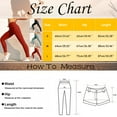 thumbnail image 6 of KDFJPTH Leggings for Women Solid High Waist Casual Ankle Slim-Leg Leggings, 6 of 9