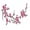Coffee-Pink, variant on Forautely 4 Pcs Vintage Plum Blossom Iron on Patches, Embroidery Flower Vines Sew On Appliques for Wedding Dress Repair DIY Craft,Coffee-Pink
