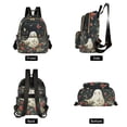 thumbnail image 4 of FORMRS Mini Backpack Purse for Women Travel Daypack Casual Shoulder Bag, Happy Ghost, 4 of 7