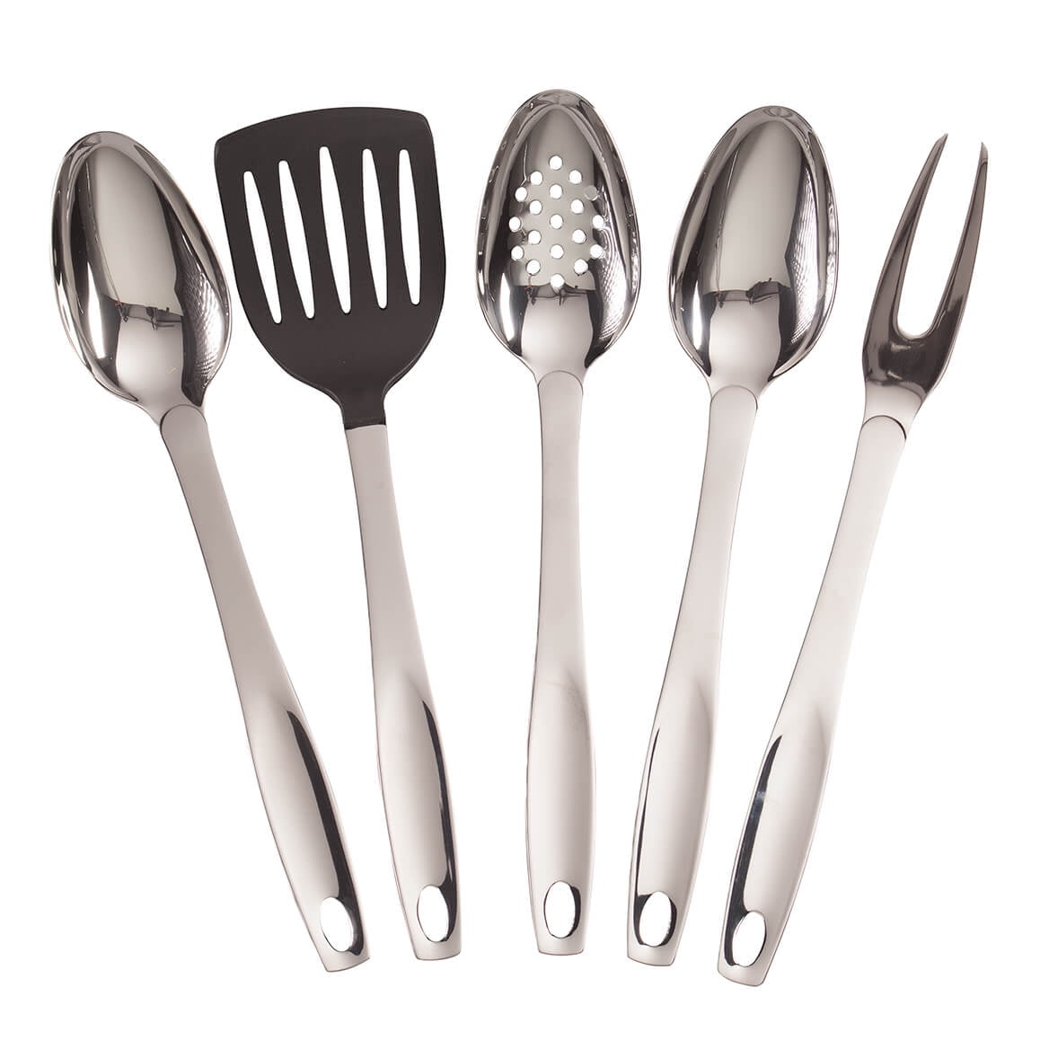 Oneida Stainless Steel Stratford 2-Piece Serving Spoon Set