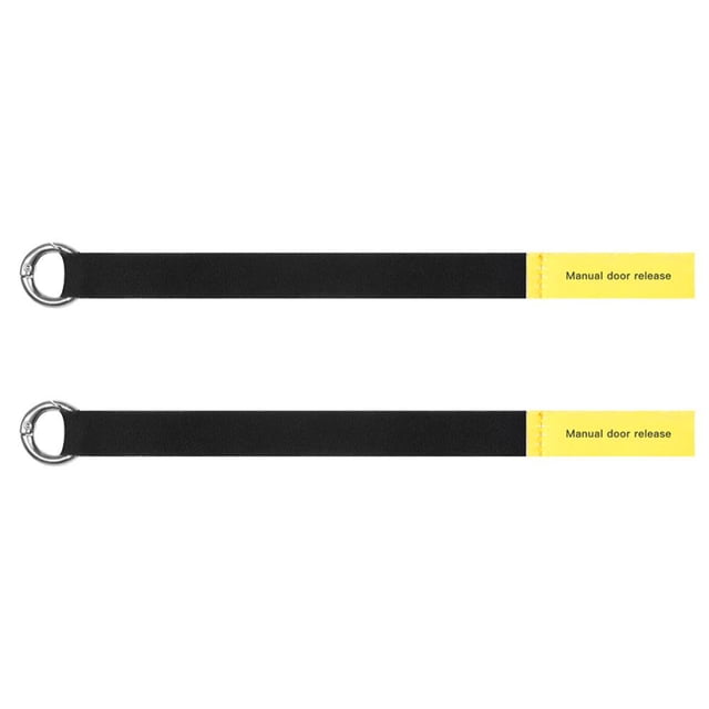 Tirador de emergencia para puerta trasera Cuerda de tracción de seguridad de emergencia extendida para Tesla Model Y