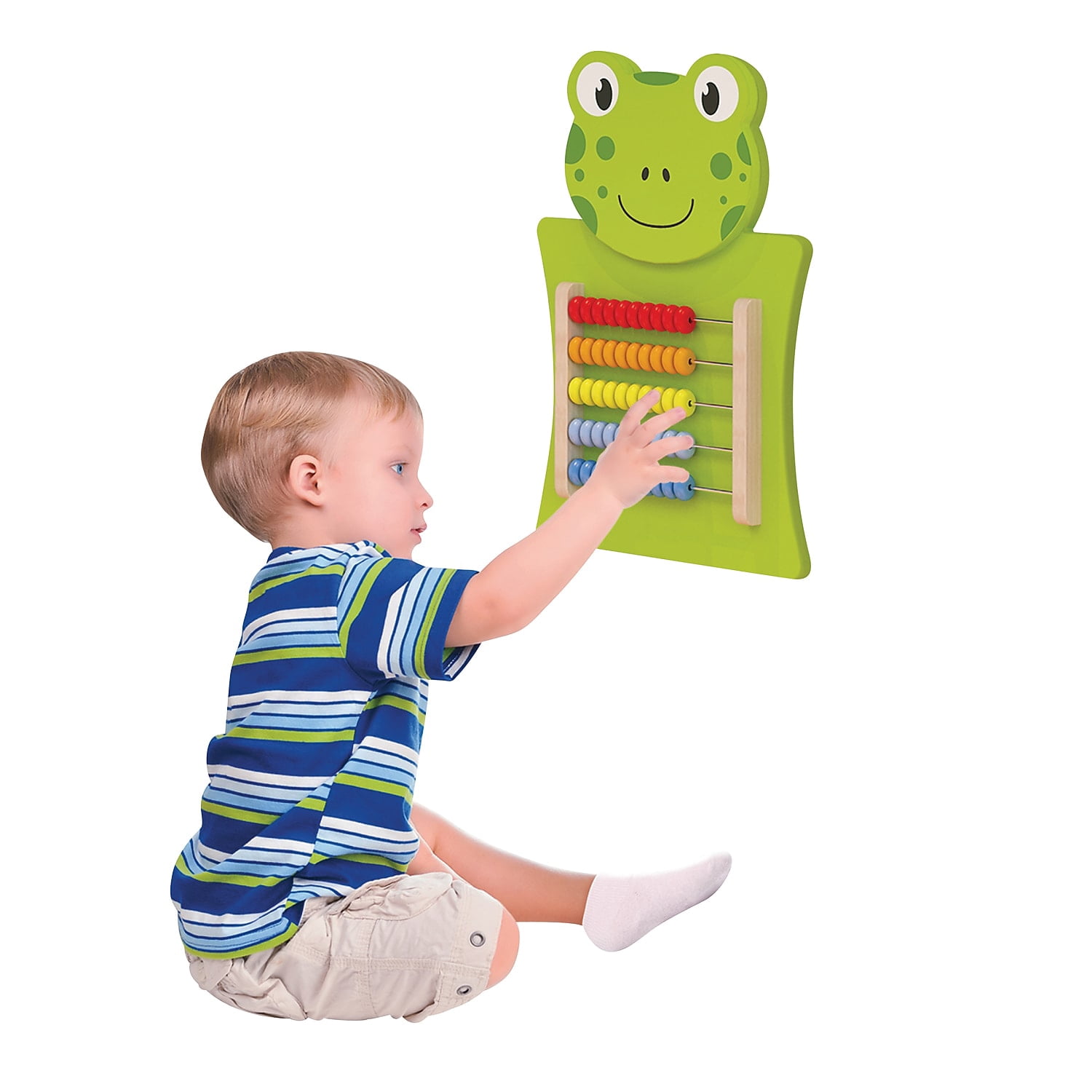 Learning Advantage Frog Activity Wall Panel - Toddler Activity Center