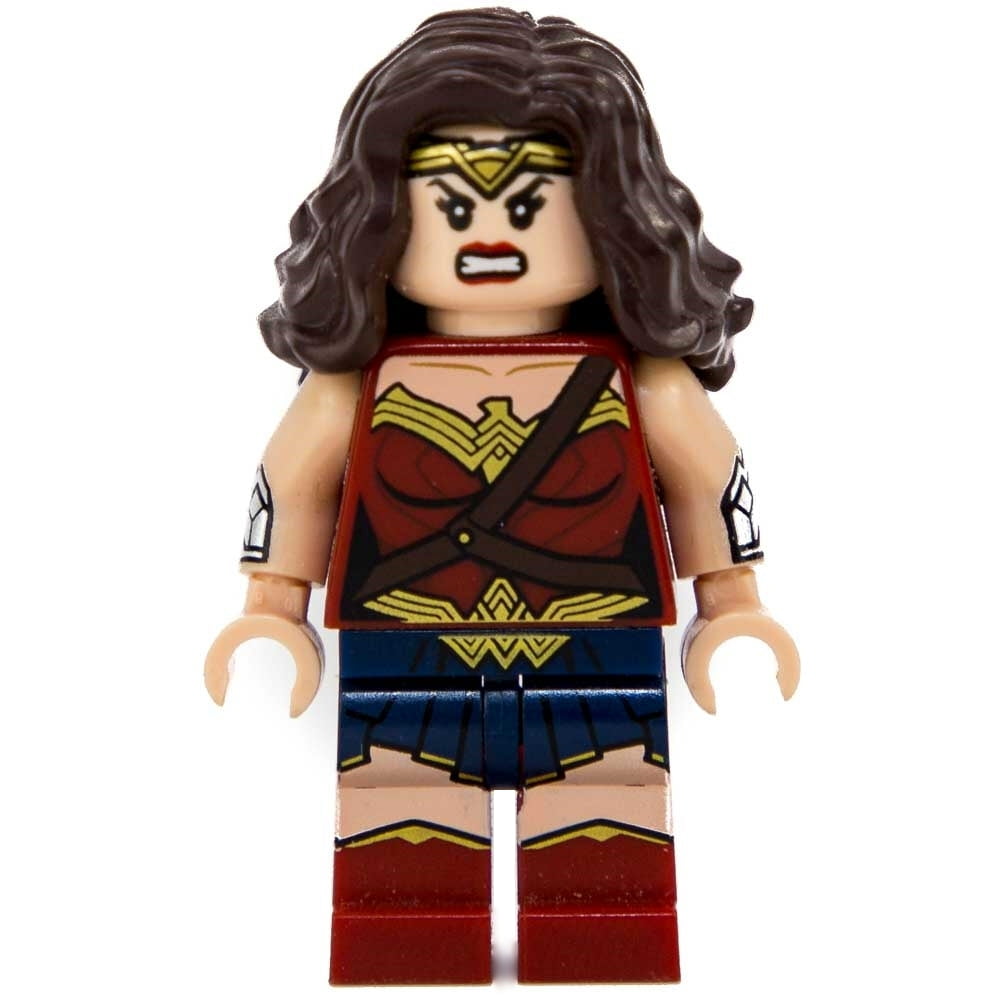 LEGO Super Heroes - Dawn of Justice Wonder Woman - Dark Brown Hair ...