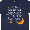 thumbnail image 4 of Inktastic I Love My Great Grandma to the Moon and Back Boys or Girls Toddler T-Shirt, 4 of 5