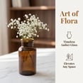 thumbnail image 6 of REGALWOVEN Modern Glass Vase for Flowers, Thickened Geometric Flower Vase, Small Decorative Vase for Shelf Table Decor Dark Brown 2.6"L x 2.6"W x 4.9"H, 6 of 6
