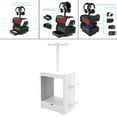 thumbnail image 4 of Support Vertical pour Disques CD et Manettes, Organisateur pour Casque PS5 DIY Blanc, 4 of 8