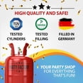 thumbnail image 5 of Party Factory Helium Tank for 30 Latex Balloons, Helium Cylinder 7 cu. ft. Gas for Balloons, Ideal for Birthday Party, Wedding…, 5 of 8
