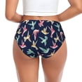 thumbnail image 3 of Womens Underwear Yellow Green Red Hummingbird Cuteness No Show Seamless Underwear for Women, Soft Stretch Women's Panties, Hipster Ladies Panties Bikini Underwear Briefs, 3 of 6