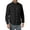 j-Black30478, variant on Men Shirts Casual Linen Long Sleeve Stand Neck Solid Color Button Down Shirt With Pockets Spring Autumn Male Fashion Classic Fit Tops Comfortable Breathable Soft Daily Shirts,Black,XL