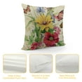 thumbnail image 4 of Nawypu Throw Pillow Covers Decorative Spring Pillow Covers Flower Butterfly Farmhouse Pillowcases for Sofa Couch Living Room Outdoor, 4 of 5