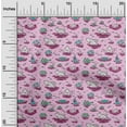 thumbnail image 2 of oneOone Georgette Viscose Rose Pink Fabric Beach Sewing Craft Projects Fabric Prints By Yard 42 Inch Wide, 2 of 4