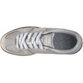 thumbnail image 4 of PU & MA Men's Palermo Sneakers White/Cool Light Gray/Gold - Retro Suede and Leather, 4 of 5