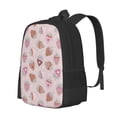thumbnail image 2 of Vsdgher Strawberry Cake Print Backpack for Women Men School Bookbag with Laptop Compartment for College Work Travel, Simple Fashion Casual Daypack, Fit 15" Laptop, 2 of 8