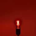 thumbnail image 6 of Luxrite A19 Edison LED Light Bulb, 4.5W=60W Colored Glass Filament, UL Listed, E26 Base, Indoor Outdoor Red, 6 of 6