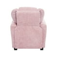 thumbnail image 3 of Suri Pink Kids Push Back Recliner Chair Footrest Cup Holder, 3 of 11