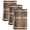Brown, variant on Laundry Room Kitchen Towels Set of 3, Farmhouse Brown Wooden Simple Art Absorbent Dish Towels for Kitchen, Microfiber Hand Towel, Quick Drying Tea Towel for Cleaning Decorative Dishcloths
