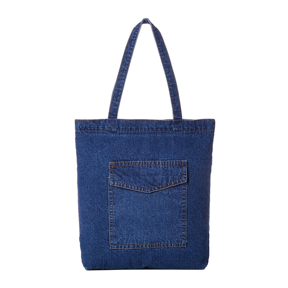Ease Denim Crossbody Handbag for Women Spacious Pocketbook Purses Casual Blue Shoulder Bag Walmart