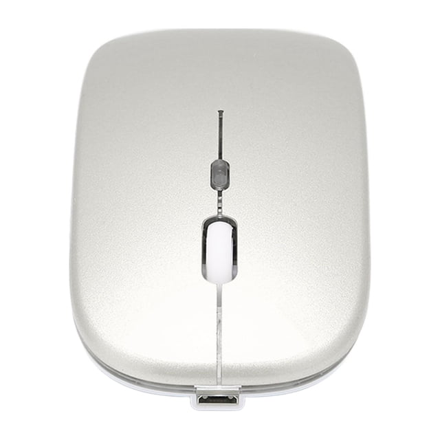 Gaming Mouse, 2.4G Mouse Color Backlight ABS Material For Computer For Laptop For Office Rose Gold,Gold,White,Black,Dark Gray,Silver Gray