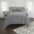 thumbnail image 4 of Rizzy Home Maddux Place Simpson Grey Hand Quilted Cotton 3 Piece Quilt Set - King-size, 4 of 11