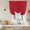 Red, variant on Pure Red Tie Up Curtains 45 Inches Long, Kitchen Window Curtains Over Sink, Simple Solid Color Small Window Curtains Shade Balloon Curtains Valances for Bedroom/Cafe 34"x45"