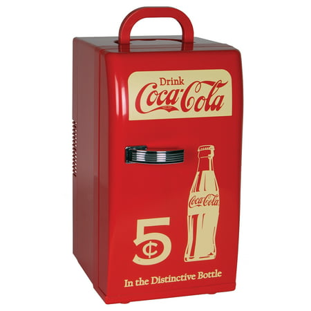 Koolatron Coca-Cola 12 Can Electric Can Shaped Beverage Cooler 110 volt & 12 volt use (Best 12 Volt Fridge Freezer)
