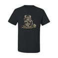 thumbnail image 2 of Wild Bobby, Raised On Sweet Tea & Country Music, Pop Culture, Men Graphic Tee, Black, Small, 2 of 4