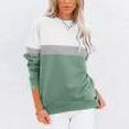 thumbnail image 1 of Hauts à Manches Longues pour Femmes Pull Mode Col Rond Blouses Colorées, 1 of 5