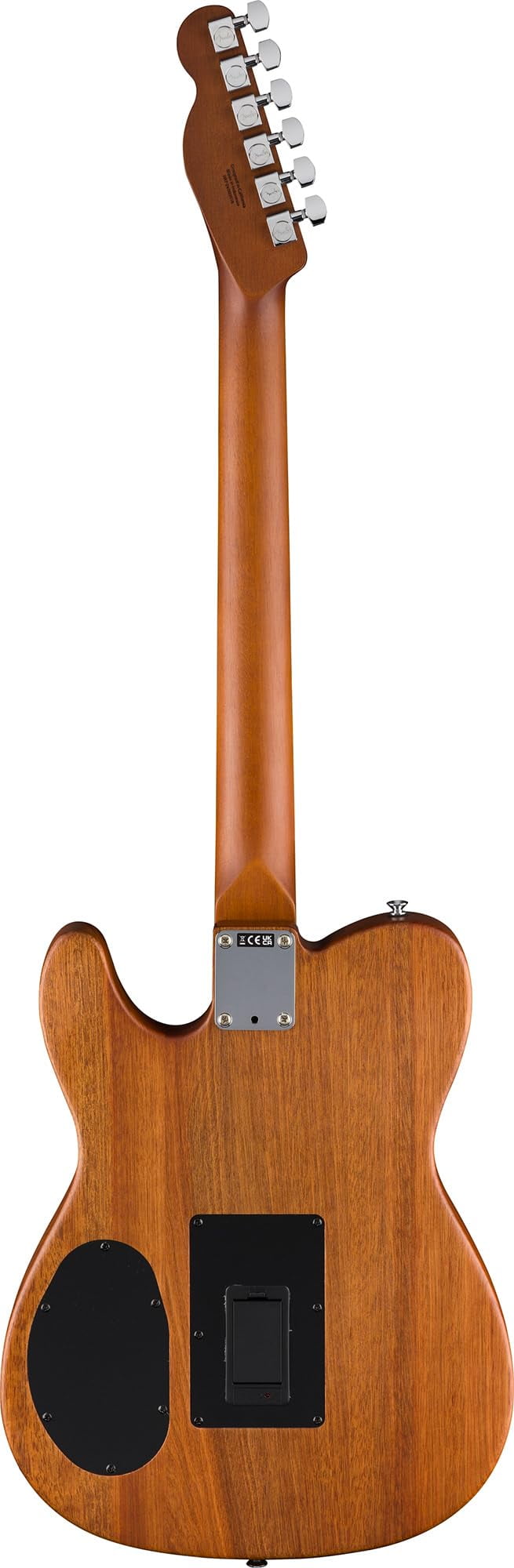 Fender Acoustasonic Standard Telecaster - Aged Natural Bundle with Strap, Guitar Cleaning Kit and Austin Bazaar Instructional Video