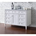 thumbnail image 2 of James Martin Furniture Brittany 48" Single Cabinet, Cottage White, 2 of 2