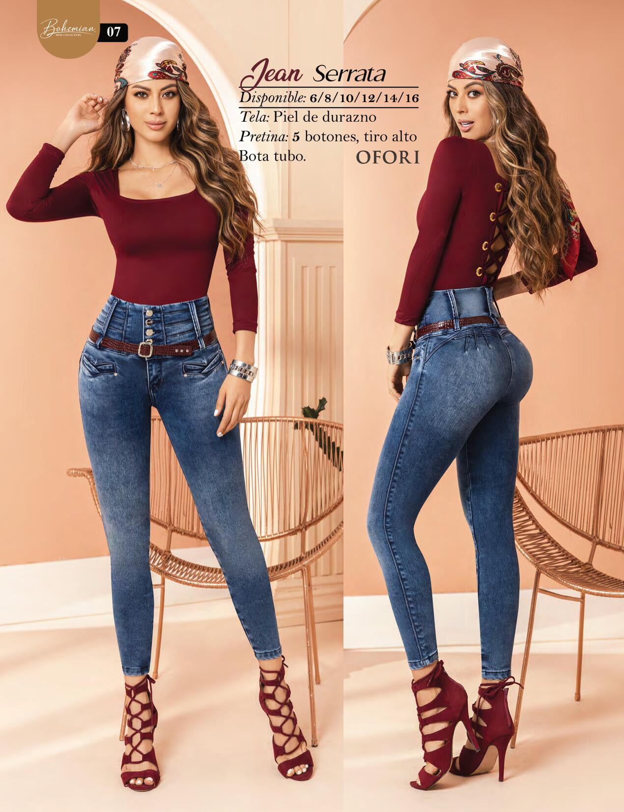 Avispón dentro de poco Empeorando Serrata 100% Authentic Colombian Push Up Jeans - Walmart.com