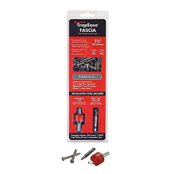 FastenMaster TrapEase Fascia Screws - 100 Linear Feet - Island Mist