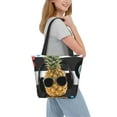thumbnail image 2 of Balery Pineapple With Black Glasses Bolsa de Hombro con Diseño, Bolsa Grande y Duradera, Bolsa Versátil para Compras, 2 of 6