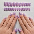 thumbnail image 4 of Espejo metálico iBeautying de Press On Nails, color morado y rosa, 24 unidades, 4 of 8