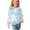 Multicolor, variant on MeetoTime Girls Long Sleeve Shirts Tie-dye Printed Crewneck Casual Loose Dressy Blouses Children's Pullover Undershirt