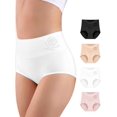 thumbnail image 1 of MEIYATING Culottes Taille Haute pour Femmes Contrôle du Ventre Culottes Post-Partum Multipack, 1 of 6