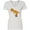 AA-White, variant on Inktastic Roaring T-Rex Women's V-Neck T-Shirt