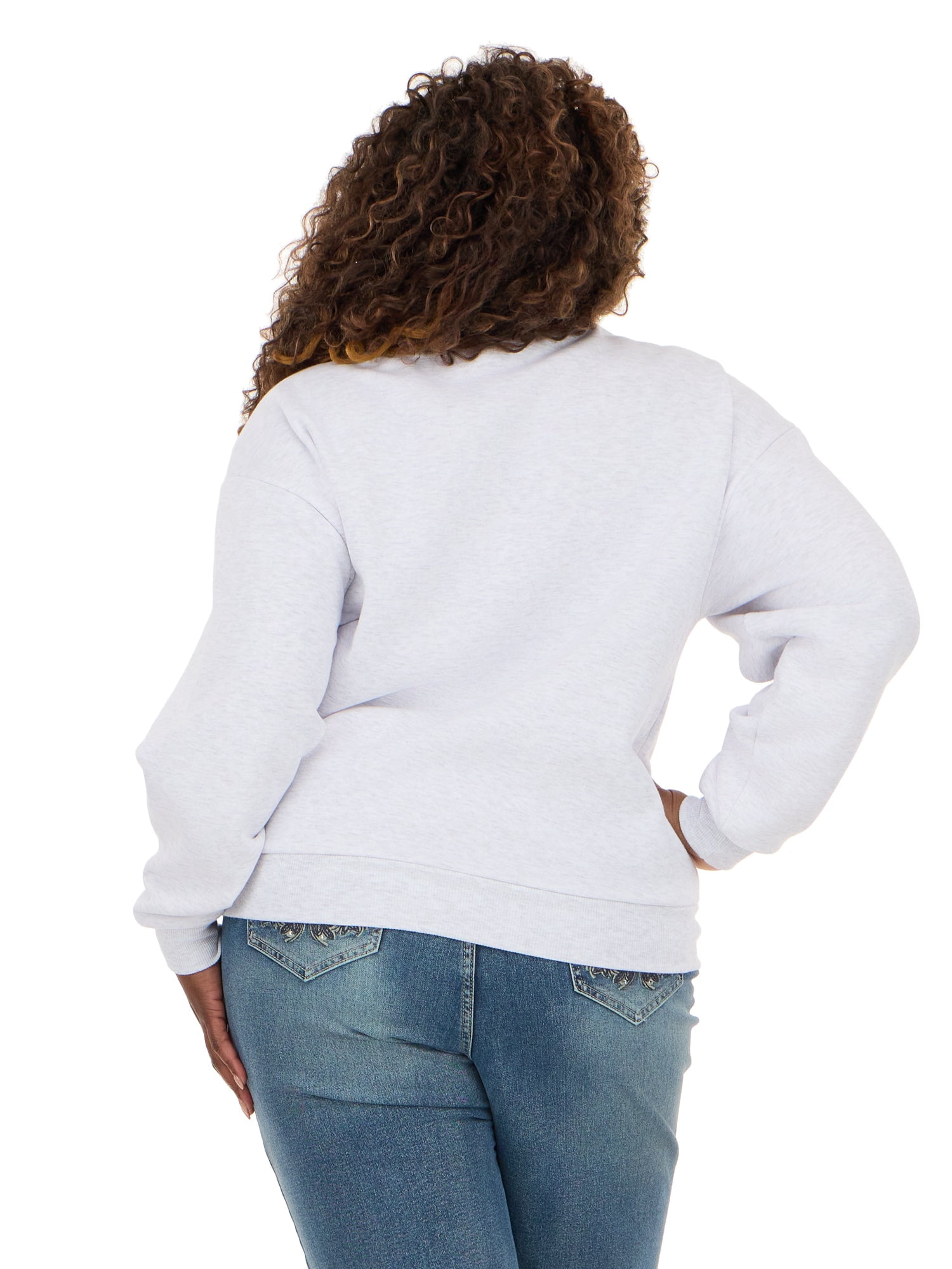 Forever 21 Women's and Women's Plus Destination Fleece Crewneck, Sizes XXS-4X