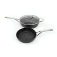 thumbnail image 3 of THE ROCK by Starfrit 3 Piece Cookware Set with Riveted Cast Stainless Steel Handle, 3 of 15