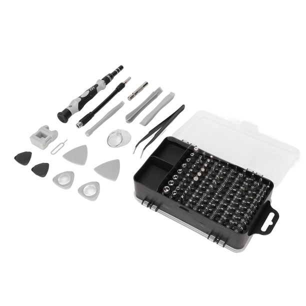 Juego de destornilladores electrónicos 115 en 1, minidestornillador magnético de precisión con caja para reparación de relojes de teléfonos móviles y PC